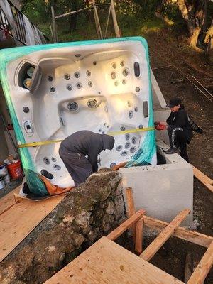 O's Hot Tub Moving
