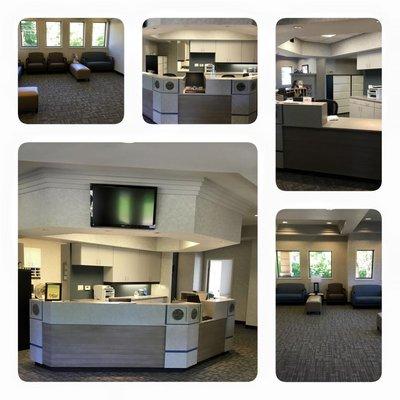 Our front seating area. This is where our fabulous office assistant, Johnna will great you!