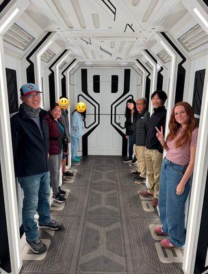 Just before take off!