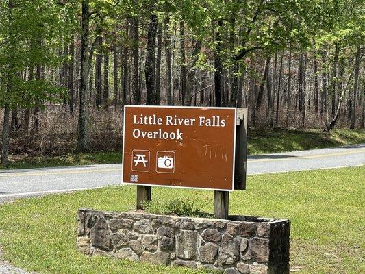 Little River Falls Overlook