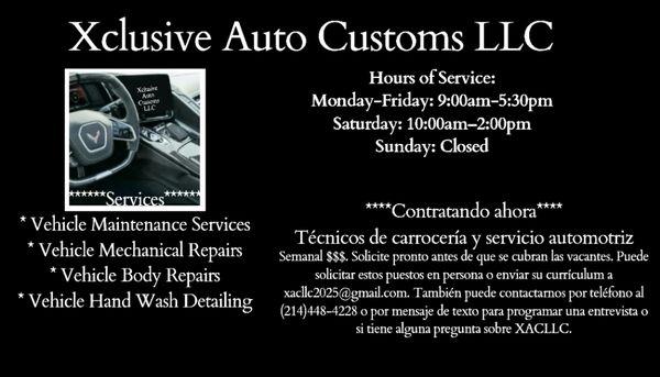 Xclusive Auto Customs