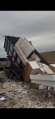 Someone just bought a house and asked us to do a partial interior demolition and then a removal. Job done successfully!