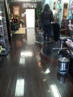 One of Adrianna's cosmetologist/barbers.