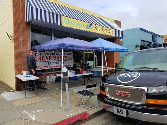 This location moved to San Leandro. www.GetCheapShots.com for full vaccine schedule. Thank you!