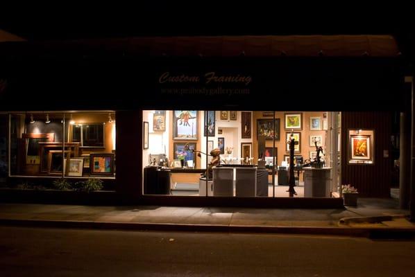 Outside Peabody Gallery