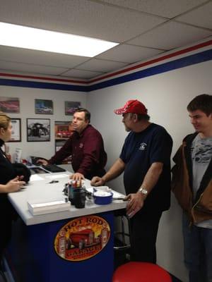 A normal day at Allen Car Care Center