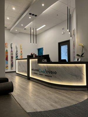 Inside the office