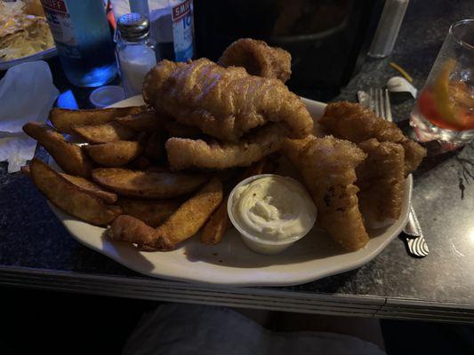 Alaskan Walleye w/ wedges