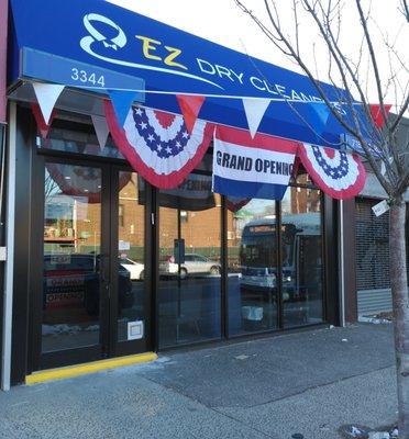 EZ Dry Cleaners, Store Front, Left view