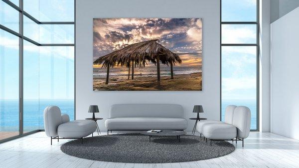 Jolla Leyenda - La Jolla Surf Shack, Windassea Beach, CA - Limited Edition Acrylic Gallery Print