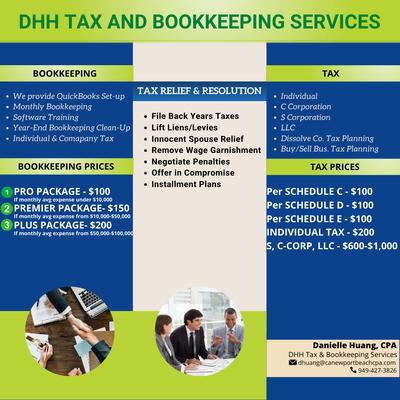 DHH Tax & Bookkeeping Services