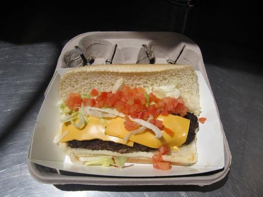 My WILLIE MAC Stretch Burger!!!