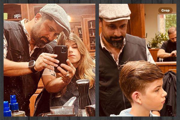 Ramy completely transformed my son's hair! Looking sharp!