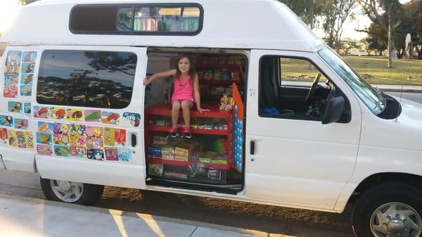 Paula and i out on route