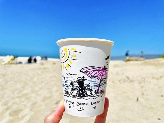 Be creative at the beach