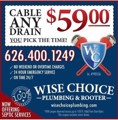 Call today and save