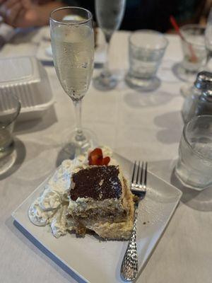 Tiramisu and Prosecco