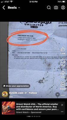 Bill found of the owner of the junk he couldn't sell and just left it in the parking lot.