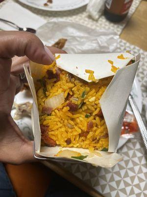 Roast Pork Fried Rice! Very generous serving.. :)