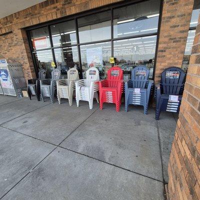 Colorful Chairs are here for $24.99. 4/13/2025