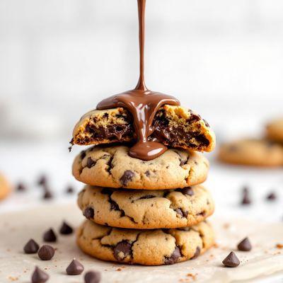Nutella chocolate chip cookie