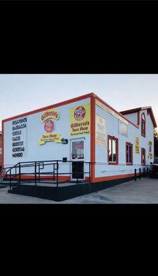 Restaurants outside view