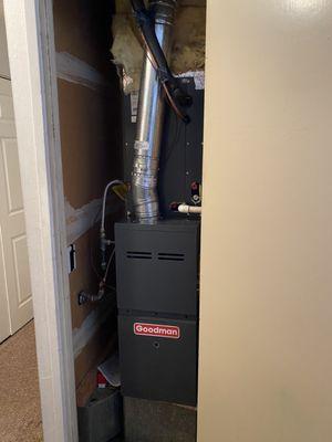New furnace and AC coil install