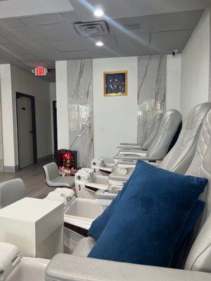 Fancy new massage chairs