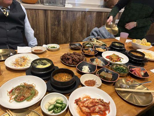 Their prime marinated Galbi and everything else!