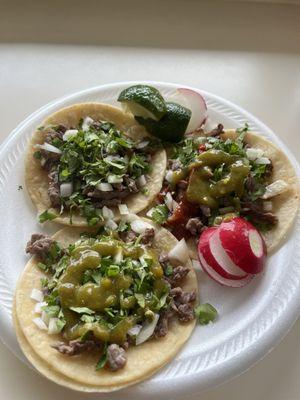 Carne asada Tacos