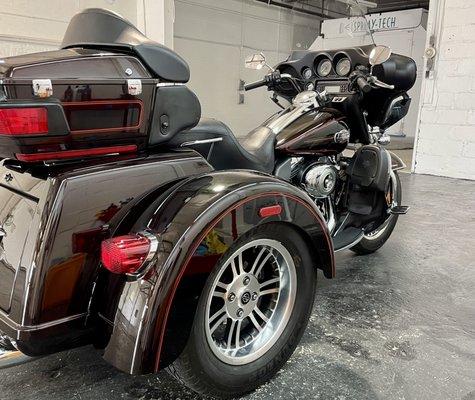 Ceramic coating on a trike!