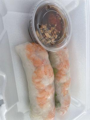 Shrimp spring rolls