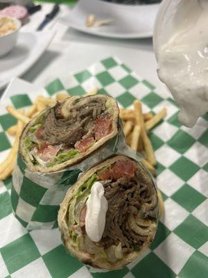 Gyro With Fries