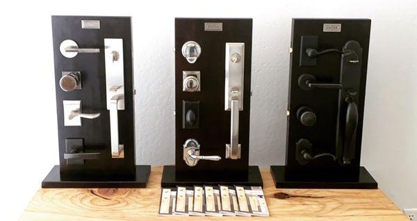 As a premier Emtek dealer, we provide top-notch hardware options to enhance your doors. From modern to traditional styles we have it all.