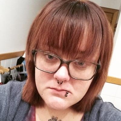 This is what the "end product" looked like. Yes it's so bad I cried.