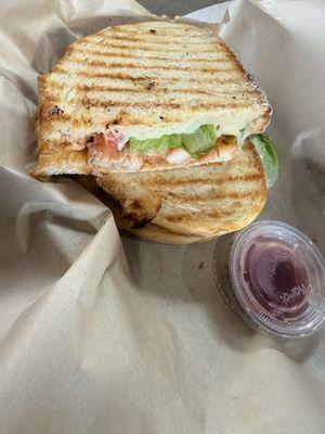 Chicken tikki masala panini