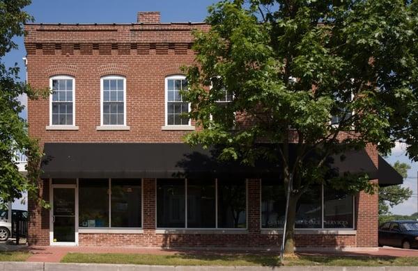 Our offices on the cobblestones of Mississippi Avenue