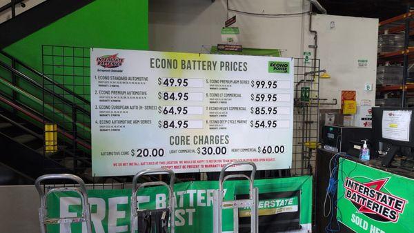 Interstate Batteries of California Coast