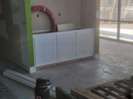 Custom cabinets and full carpentry