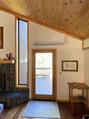 Heat pump ductless mini split