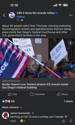 The owner calling for the murder or American citizens