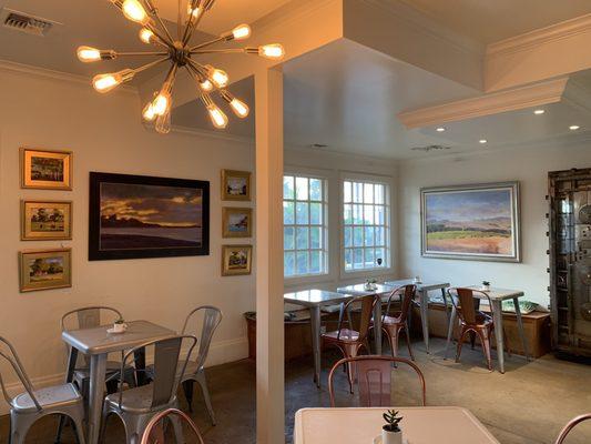 Dining and seating spaces