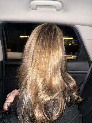 Edo did such an amazing job just look at this color and blowout...