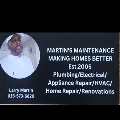 Martin's Maintenance