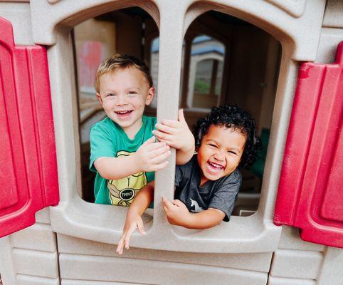 Our students LOVE our playground equipment!