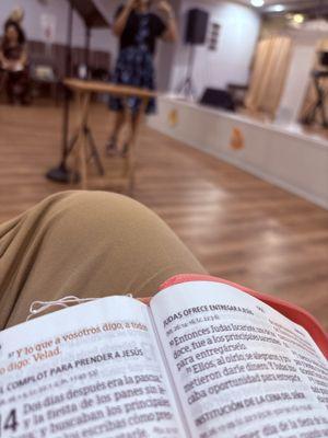 Predicación donde se habló del amor de Dios.