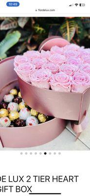 Fresh gkwer and cchocolate