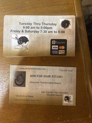 Sincede Hair Studio