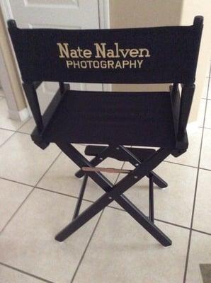Florida boy did an awesome job on my director chair. Ready for my show in west palm!