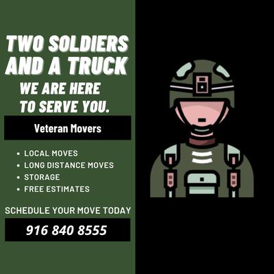 Two Soldiers and a Truck